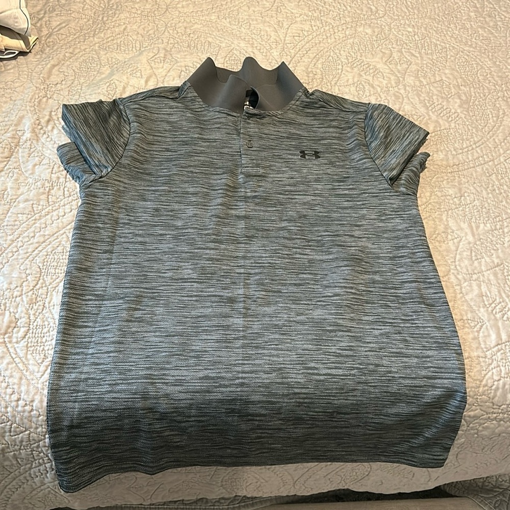 Boys under armor golf shirt